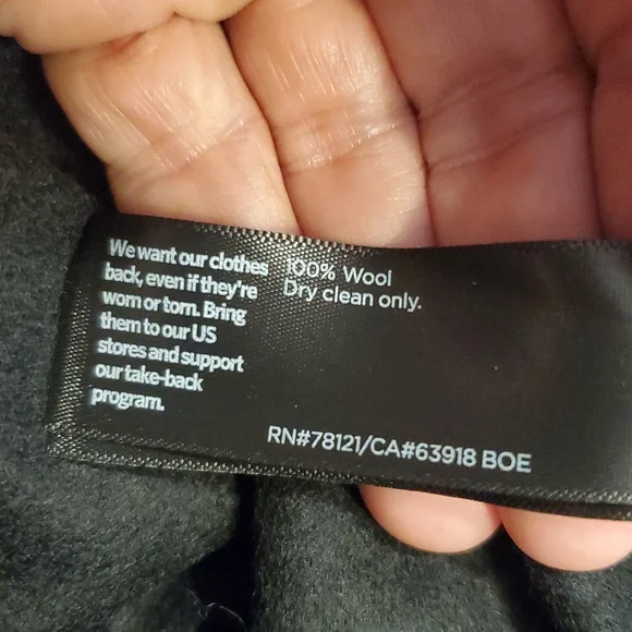 Eileen Fisher Wool Wide Leg Pants In Black Size M NWT'S - Picture 9 of 10